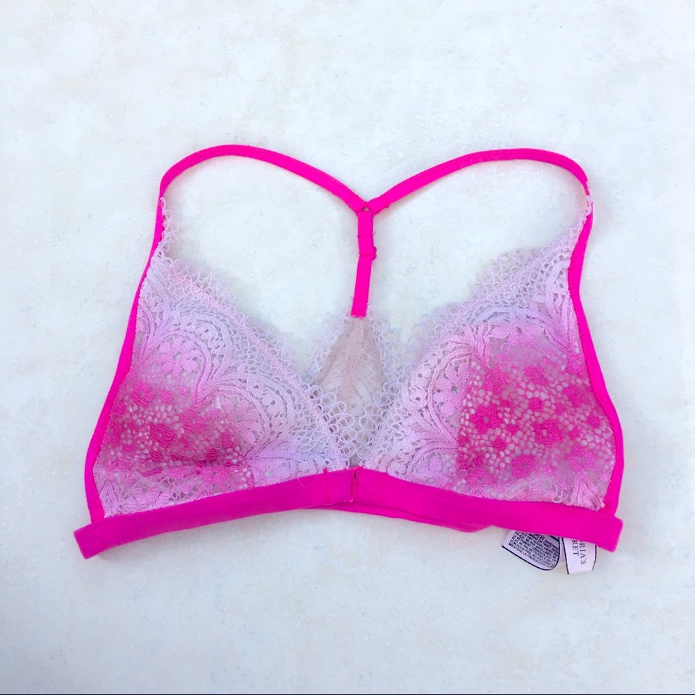 Victoria's secret lace bralette front closing